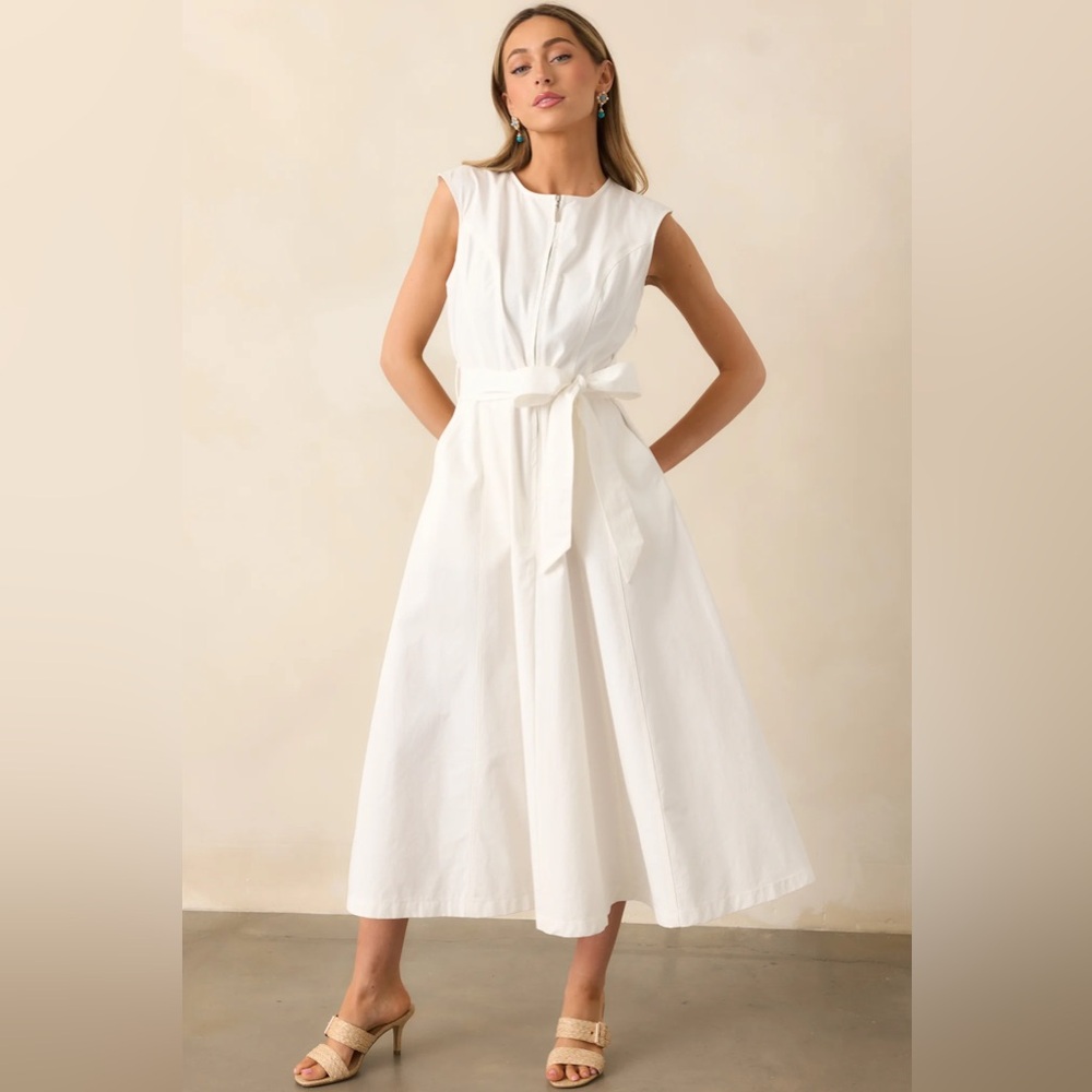Red Dress Boutique White Midi Dress